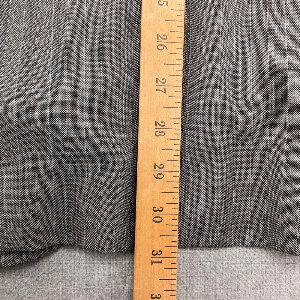Ticknors Blazer Men 48 Black‎ White Pink Stripe Wool Classic Career Bespoke VTG